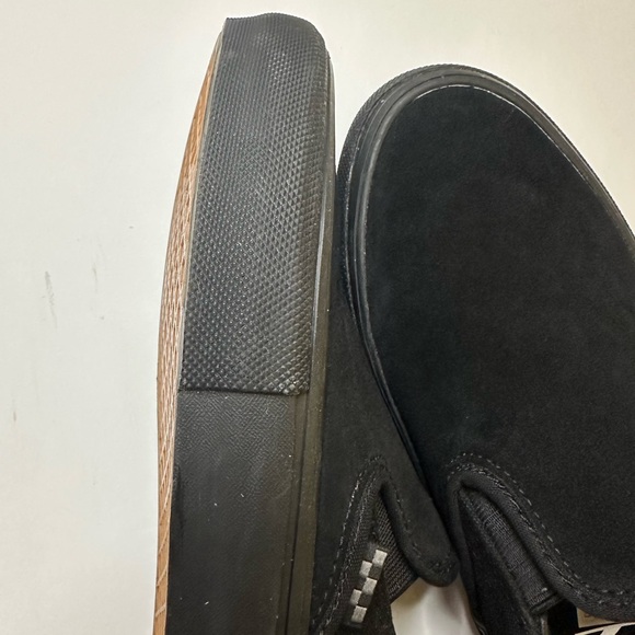 Vans Pop Cush Slip-ons Men’s Size 10 in All Black - Picture 12 of 16